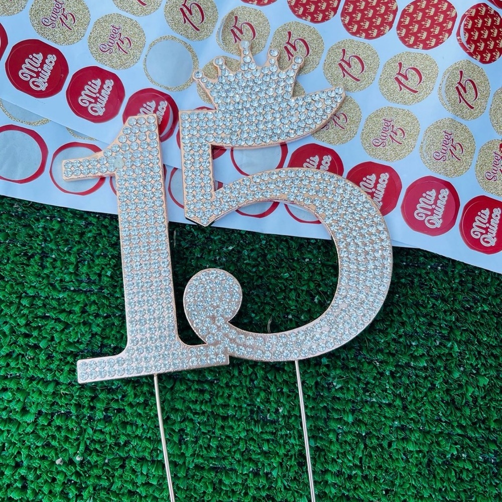 Stickers and cake decoration bundle. $20 for both.